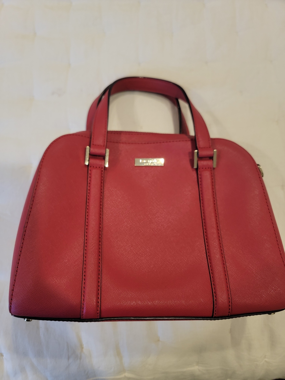 Kate Spade Red Structured Crossbody/handbag Satchel